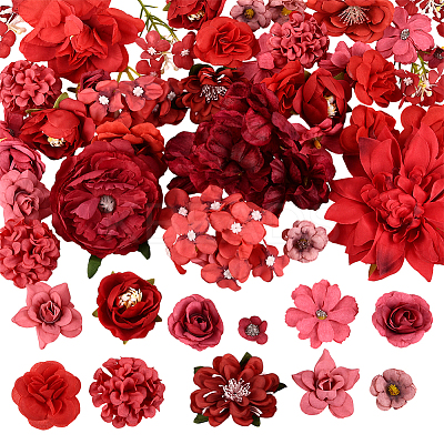 3 Bags 3 Styles Cloth Flower DIY-SP0005-72D-1