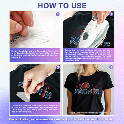 Glass Hotfix Rhinestone DIY-WH0303-566-1