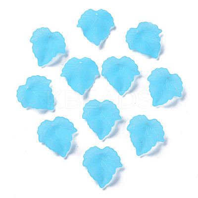 Autumn Theme Transparent Frosted Acrylic Pendants PAF002Y-27-1