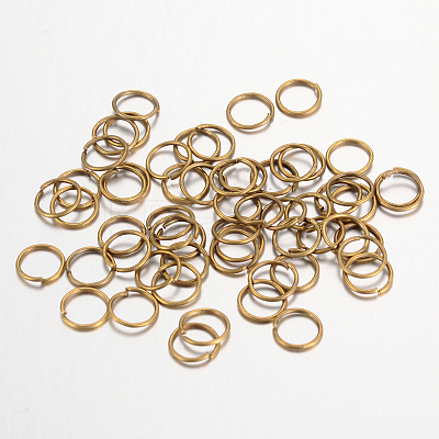 Iron Open Jump Rings X-IFIN-A018-6mm-AB-NF-1