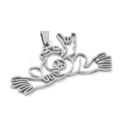 Non-Tarnish 304 Stainless Steel Pendants STAS-G329-02P-1