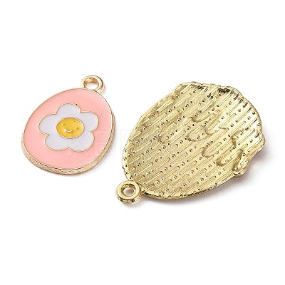 Alloy Enamel Pendants FIND-C085-02A-G-1