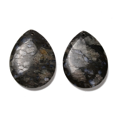 Natural Glaucophane Pendants G-Z088-02F-1