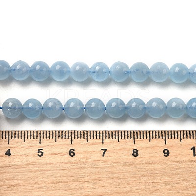 Natural Aquamarine Beads Strands G-D327-C03-6MMA-1