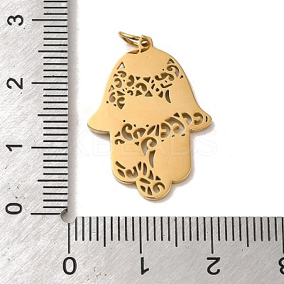 Ion Plating(IP) 304 Stainless Steel Enamel Pendants STAS-P340-07G-1