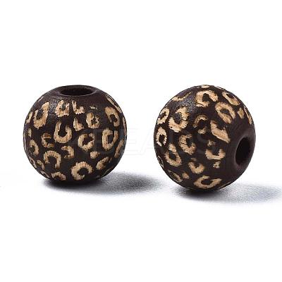 Painted Natural Wood Beads X-WOOD-T021-53A-02-1