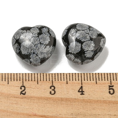 Natural Snowflake Obsidian Beads G-P531-A05-01-1