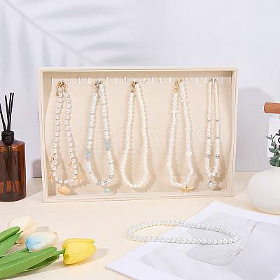 Velvet Necklace Display Organizer Trays NDIS-WH20007-02A-1