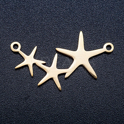 201 Stainless Steel Stamping Blank Links connectors STAS-T046-JA349-2-1