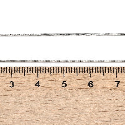 Tarnish Resistant 304 Stainless Steel Snake Chain Necklaces NJEW-F196-14P-1