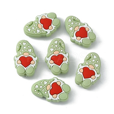 Food Grade Eco-Friendly Silicone Beads LS-SIL-WH0002-52E-1