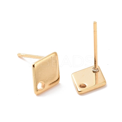 201 Stainless Steel Stud Earring Findings X-STAS-K241-01G-1