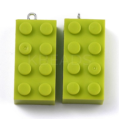 Opaque Acrylic Pendants LS-MACR-B0001-02B-1
