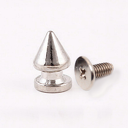 Alloy Spikes Screwback Studs LS-PALLOY-WH0071-52A-1