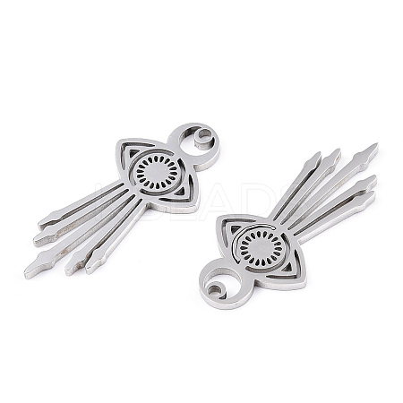 Non-Tarnish 304 Stainless Steel Pendants STAS-T063-209P-1