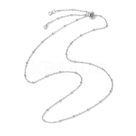 304 Stainless Steel Slider Necklace Makings AJEW-JB01272-02-1