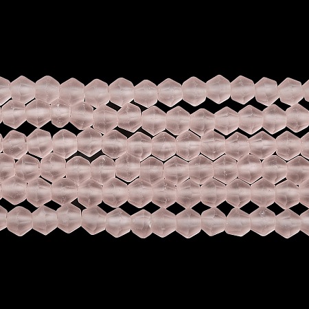 Imitate Austrian Crystal Frosted Glass Beads Strands EGLA-A039-T6mm-MD26-1