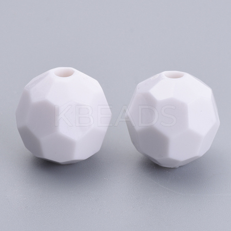 Opaque Acrylic Beads X-SACR-S300-05A-01-1