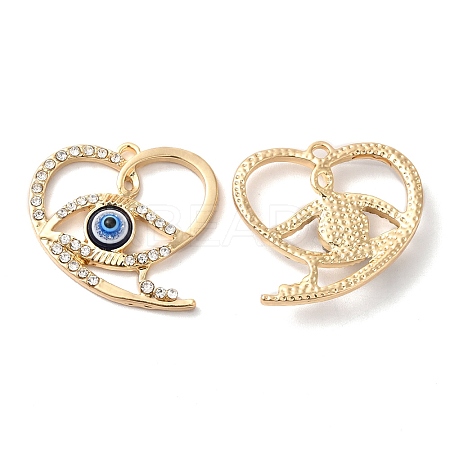 Alloy Crystal Rhinestone Pendants PALLOY-E027-VF823-1