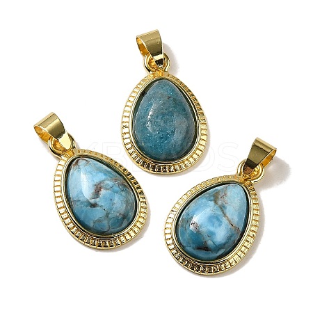 Natural Apatite Pendants G-M405-05G-06-1