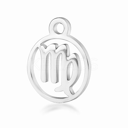 Non-Tarnish 201 Stainless Steel Charms STAS-T014-T505-6-1