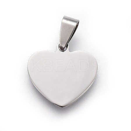 Tarnish Resistant 304 Stainless Steel Mirror Polished Finish Stamping Blank Tag Pendants LS-STAS-L220-02B-1