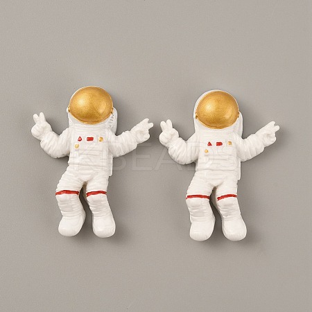 Space Theme Opaque Resin Cabochons RESI-WH0029-23C-01-1