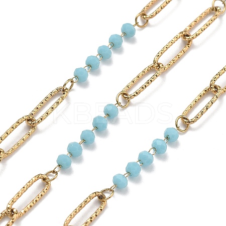 304 Stainless Steel Paperclip Chains CHS-P021-03G-05-1