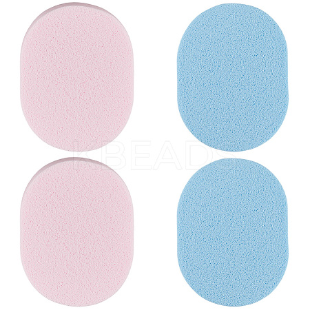 4Pcs 2 Colors PVA Sponge Makeup Powder Puff MRMJ-GF0001-64C-1