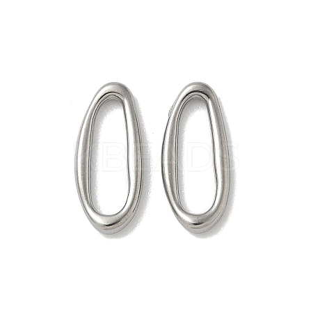 304 Stainless Steel Oval Linking Rings STAS-L300-010A-P-1