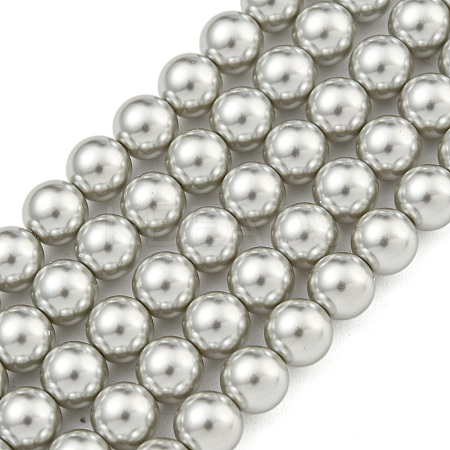 Glass Pearl Beads Strands HY-G002-01C-04-1