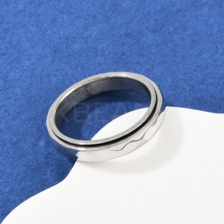 304 Stainless Steel Enamel Rotating Finger Rings LS-RJEW-A074-04P-1