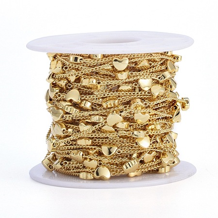 Handmade Brass Twisted Chains CHC-I006-06G-1
