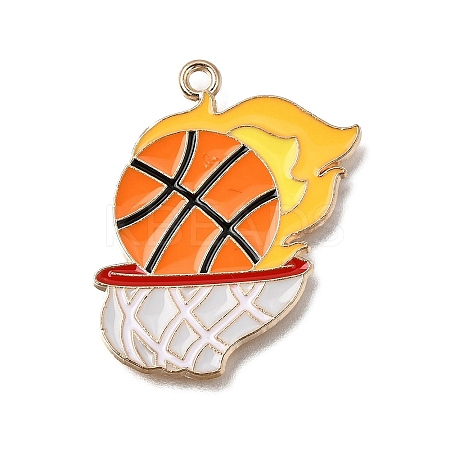 Alloy with Enamel Pendants AL-CBA9E11-02KCG-06-1