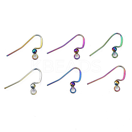 Ion Plating(IP) 304 Stainless Steel French Earring Hooks LS-STAS-S119-013-1