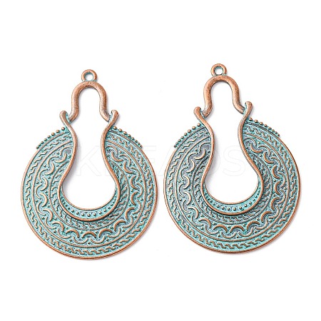 Tibetan Style Alloy Pendants X-FIND-B055-02K-1