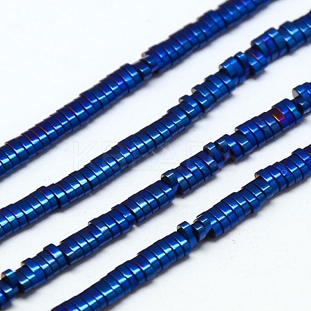 Electroplate Non-magnetic Synthetic Hematite Beads Strands G-I094-04-1