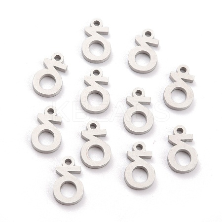 Non-Tarnish 304 Stainless Steel Pendants STAS-F267-10D-P-1