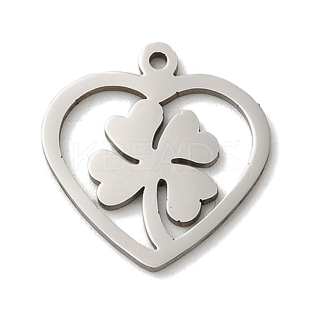 Non-Tarnish 201 Stainless Steel Pendants STAS-E206-06P-02-1