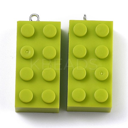 Opaque Acrylic Pendants LS-MACR-B0001-02B-1
