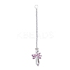 Crystal Fairy Beaded Wall Hanging Decoration Pendant Decoration LS-HJEW-G019-02C-1