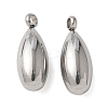 304 Stainless Steel Pendants STAS-U037-14P-1