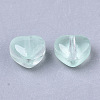 Transparent Spray Painted Glass Beads GLAA-N035-02-A05-2