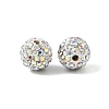 Polymer Clay Rhinestone Beads RB-N006-18-3