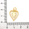 Brass Micro Pave Cubic Zirconia Pendants KK-U033-03G-01-3