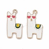 Alloy Enamel Pendants ENAM-C006-03KCG-03-2