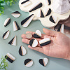 20Pcs 10 Styles Resin & Natural Wood Pendants RESI-TA0004-48-7