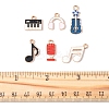 30Pcs 6 Styles Alloy Enamel Charms FIND-FS0003-99-5