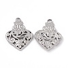 Non-Tarnish 304 Stainless Steel Pendants STAS-B031-08S-1