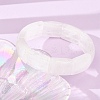 Rectangle Natural Quartz Crystal Beaded Stretch Bracelets for Women Men GG-CBA9ACE-C06-3